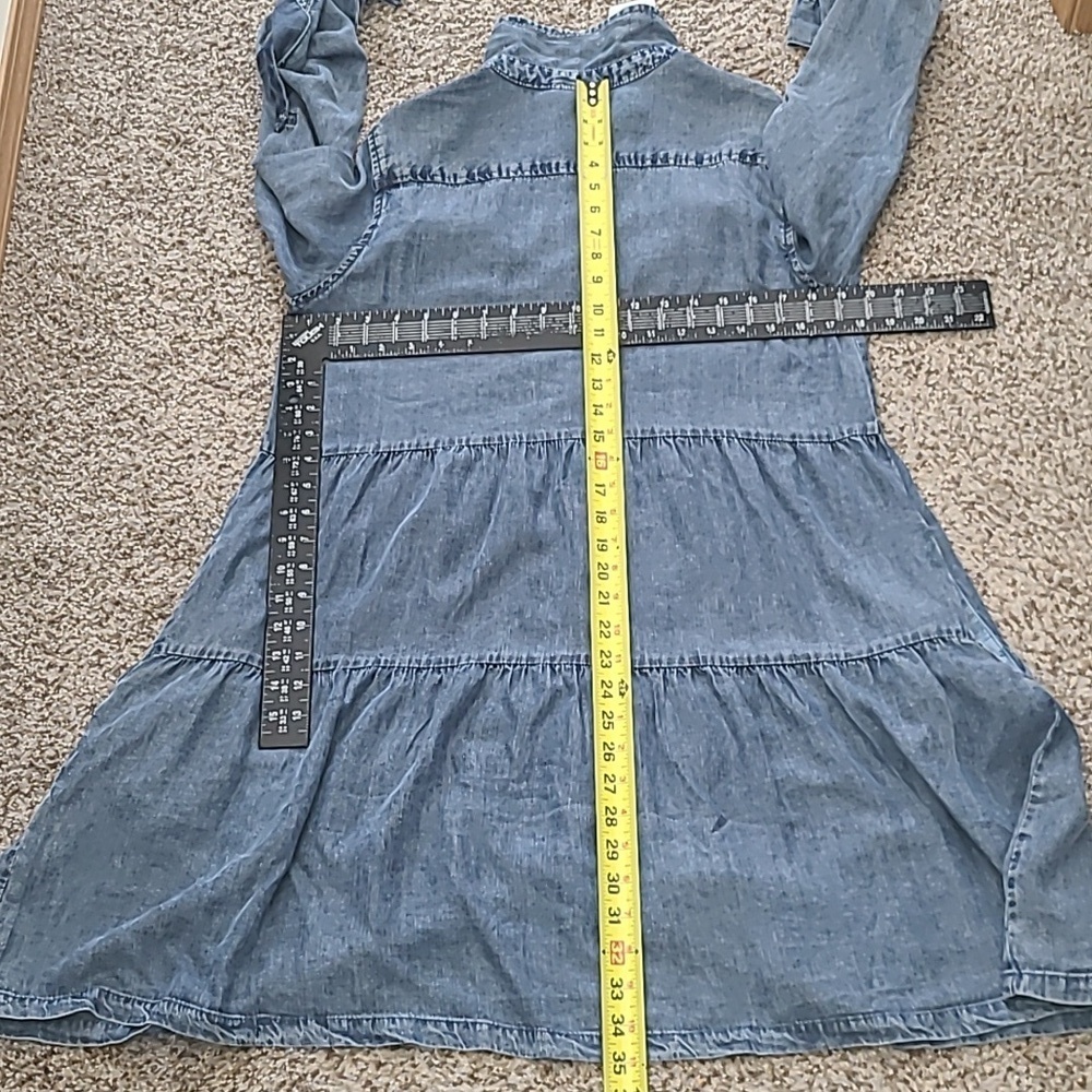 Velvet Heart Denim Blue Dress - Picture 7 of 7